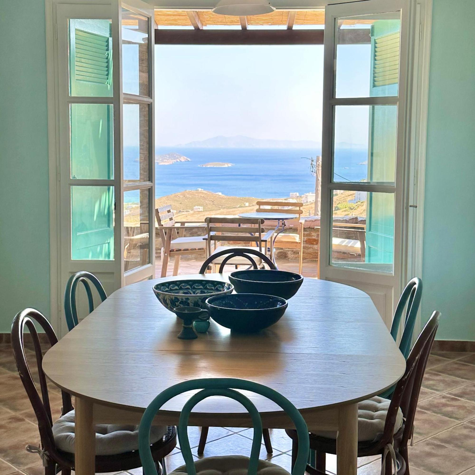 Villa Il Paradiso Andros Gavrio Luaran gambar